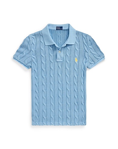 POLO RALPH LAUREN Jumper Sky blue 100% Cotton