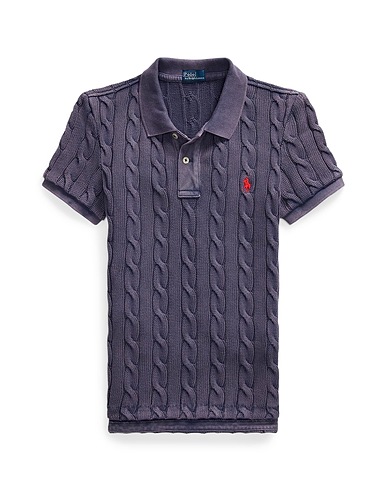 POLO RALPH LAUREN Sweater Slate blue 100% Cotton