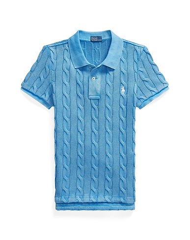 POLO RALPH LAUREN Pullover BLU CHIARO 100% Coton