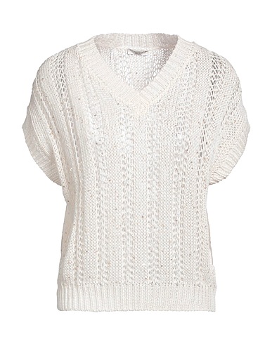 PESERICO Jumper Off white 96% Cotton, 4% Polyester