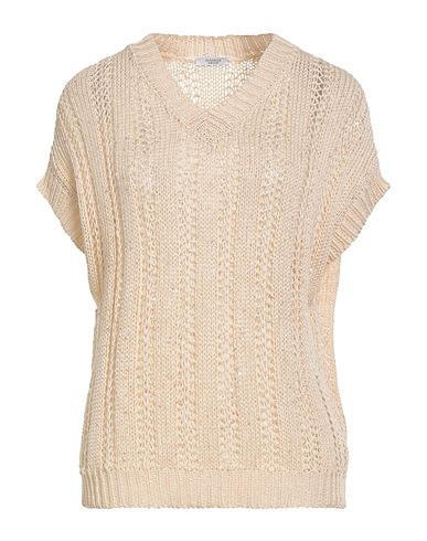 PESERICO Pullover Beige 96% Cotone, 4% Poliestere