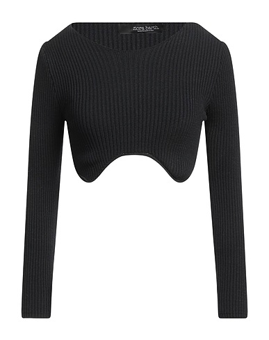 NORA BARTH Pullover Nero 55% Poliestere, 20% Lana, 19% Viscosa, 6% Elastan