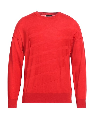 EMPORIO ARMANI Sweater Red 100% Virgin Wool