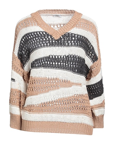 PESERICO Sweater Camel 100% Cotton
