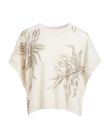 BRUNELLO CUCINELLI Sweater Off white 60% Virgin Wool, 30% Cashmere, 10% Silk