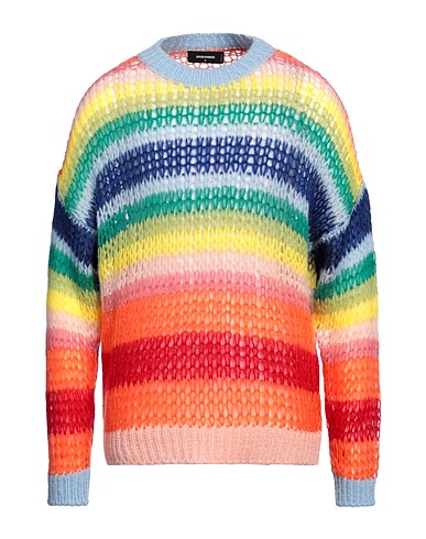 DSQUARED2 Jumper Sky blue 62% Mohair wool, 30% Polyamide, 4% Acrylic, 4% Wool
