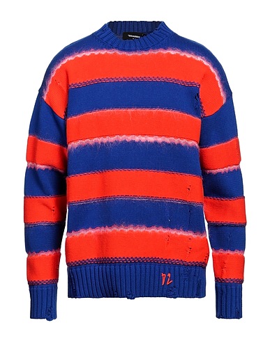 DSQUARED2 Jumper Blue 90% Cotton, 4% Acrylic, 3% Polyamide, 3% Mohair wool