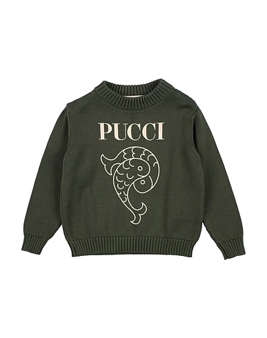 PUCCI Sweater Military green 100% Cotton