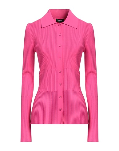 THEORY Cárdigan Fucsia 81% Viscosa, 16% Poliéster, 3% Otras Fibras