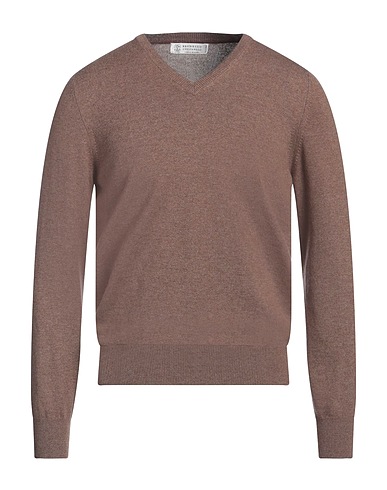 BRUNELLO CUCINELLI Cashmere jumper Light brown 100% Cashmere