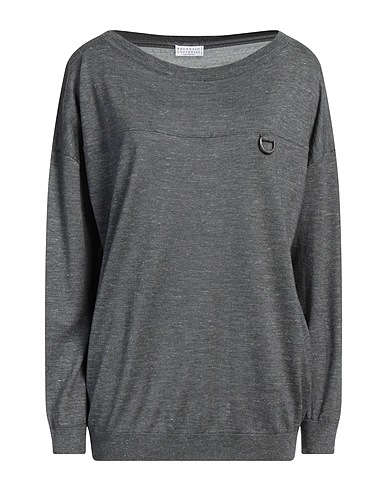 BRUNELLO CUCINELLI Sweater Lead 40% Cashmere, 30% Silk, 30% Hemp, Brass