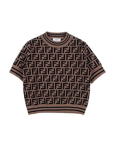FENDI Pullover Cammello 67% Viscosa, 33% Poliestere