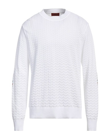 MISSONI Jumper White 50% Cotton, 50% Viscose