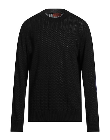 MISSONI Sweater Black 50% Cotton, 50% Viscose