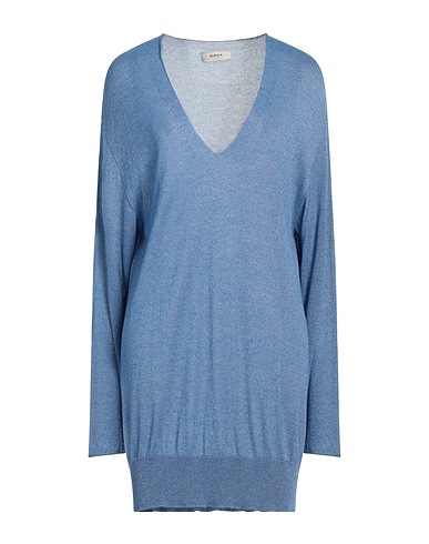 ALPHA STUDIO Jumper Light blue 50% Viscose, 50% Polyamide