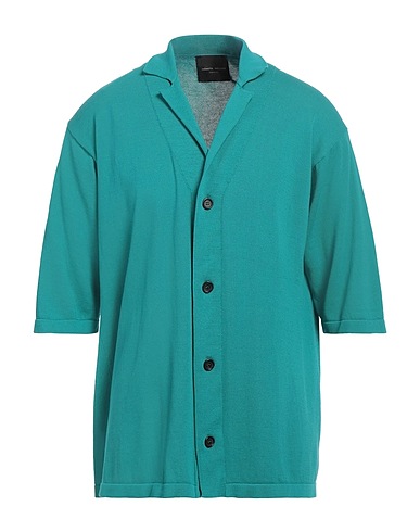 ROBERTO COLLINA Cardigan Emerald green 100% Cotton
