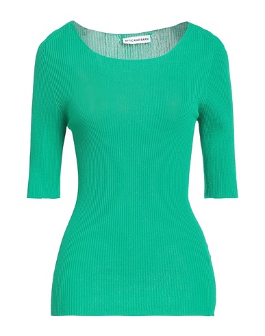 ATTIC AND BARN Jumper Emerald green 65% Viscose, 35% Polyamide