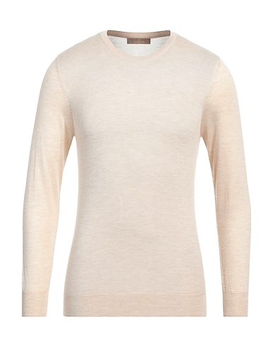 CRUCIANI Cashmere blend Beige 70% Cashmere, 30% Silk