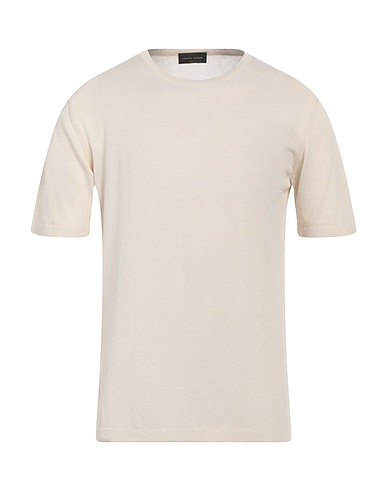ROBERTO COLLINA Jumper Ivory 100% Cotton