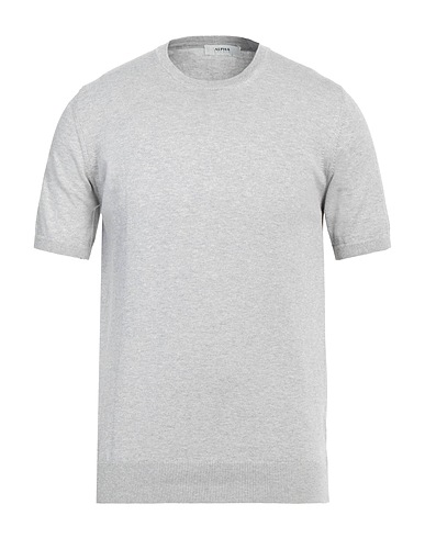 ALPHA STUDIO Jumper Light grey 100% Cotton