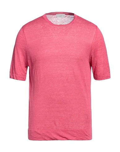 BALLANTYNE T-shirt Magenta 100% Lino