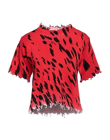 SEMICOUTURE Jumper Red 100% Cotton