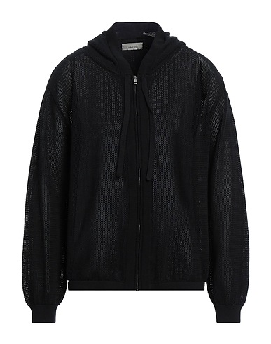 LANEUS Cardigan Black 100% Cotton