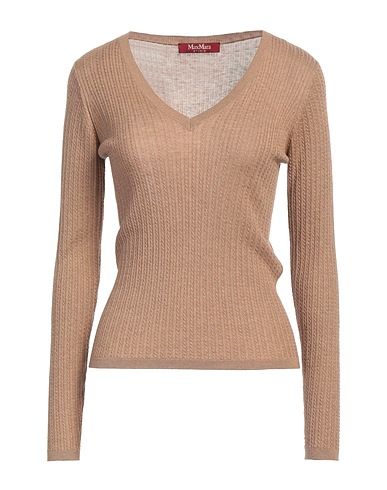 MAX MARA STUDIO Jumper Camel 55% Silk, 45% Wool