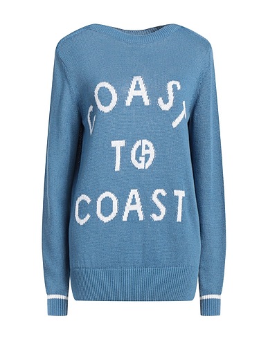 GIORGIO ARMANI Jumper Slate blue 55% Linen, 29% Cotton, 11% Polyamide, 5% Elastane