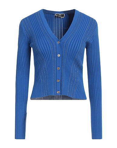 ELISABETTA FRANCHI Cardigan Blue 70% Viscose, 30% Polyester