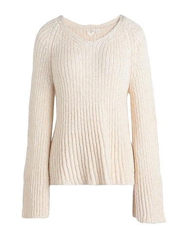 ARKET Pullover Cremeweiß 70% Polyester, 12% Polyamid, 9% Wolle, 9% Mohairwolle
