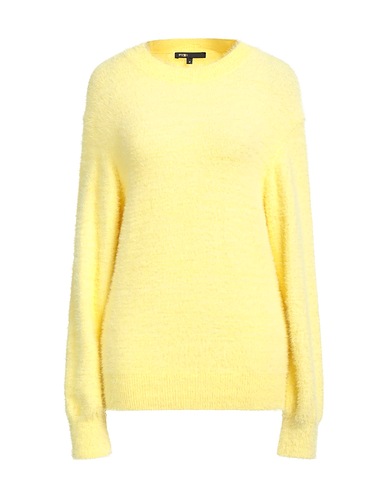 MAJE Sweater Yellow 99% Polyamide, 1% Elastane