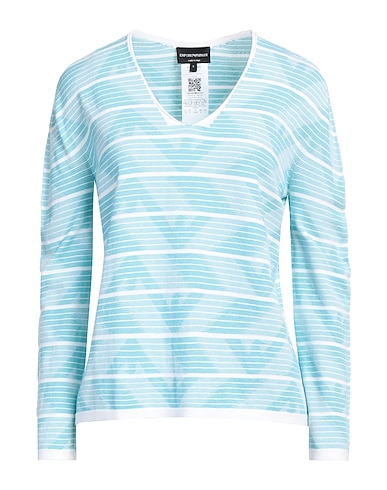 EMPORIO ARMANI Jumper Turquoise 72% Viscose, 28% Polyester