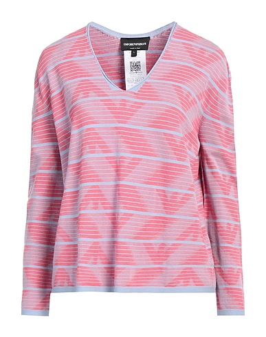 EMPORIO ARMANI Sweater Sky blue 72% Viscose, 28% Polyester