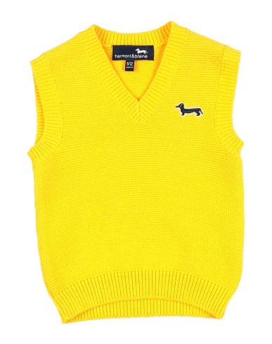 HARMONT & BLAINE Maglia Gilet Giallo 100% Cotone