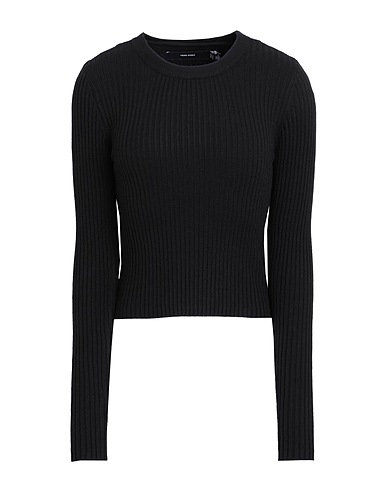 VERO MODA Pullover Schwarz 50% Recyceltes Polyester, 28% Polyester, 22% Viskose
