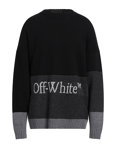 OFF-WHITE™ Jumper Black 100% Virgin Wool