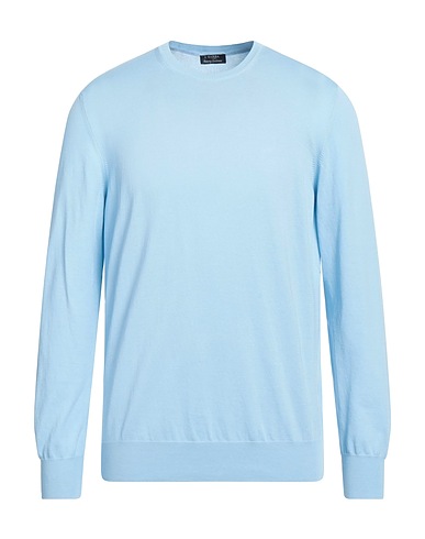 BARBA Napoli Sweater Light blue 100% Cotton