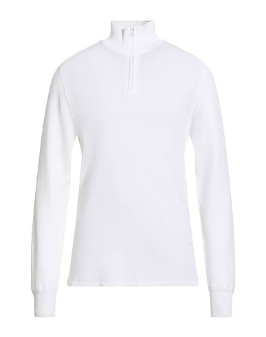 C.P. COMPANY Sweater with zip White 100% Cotton