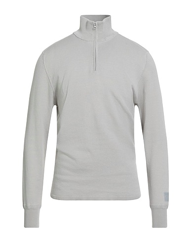 C.P. COMPANY Sweater with zip Light grey 100% Cotton