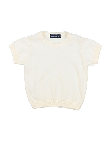 EMANUEL PRIS Jumper White 50% Cotton, 50% Polyacrylic