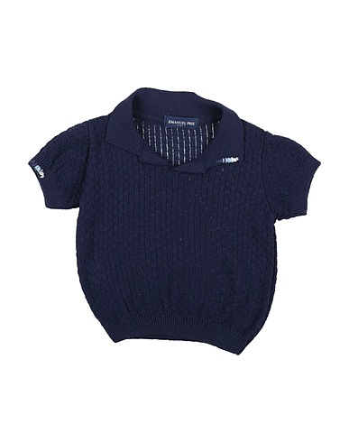 EMANUEL PRIS Pullover Blu navy 50% Cotone, 50% Poliacrilico