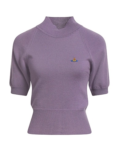 VIVIENNE WESTWOOD Turtleneck Lilac 90% Wool, 10% Cashmere
