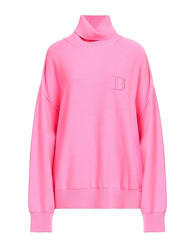 DSQUARED2 Polo neck Fuchsia 100% Virgin Wool
