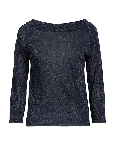 ROBERTO COLLINA Sweater Midnight blue 82% Viscose, 18% Metallic Polyester