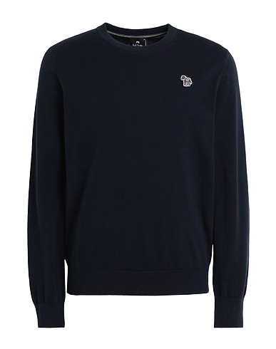 PS PAUL SMITH Jumper Navy blue 100% Organic cotton