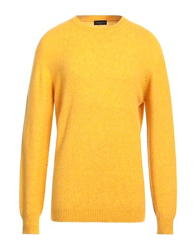 ROBERTO COLLINA Pullover Arancione 47% Lana Merino, 32% Lana di baby camel, 21% Nylon