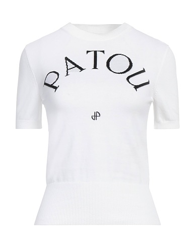 PATOU プルオーバー ホワイト コットン 70% / ナイロン 30%