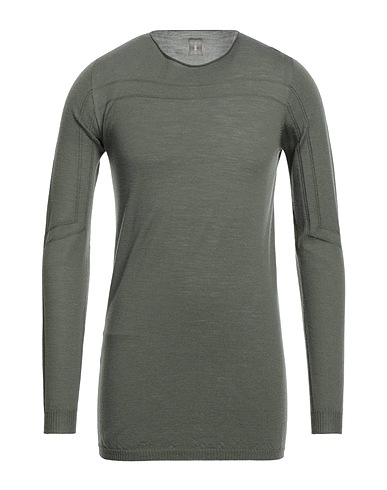 RICK OWENS Sweater Dark green 100% Virgin Wool