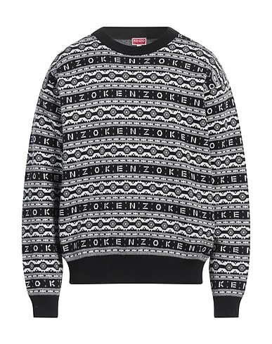 KENZO Pullover Nero 100% Lana